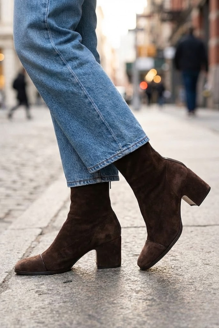 Victoria | Square toe heeled boots