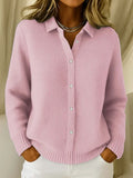 Katrina – Textured Knit Button Cardigan