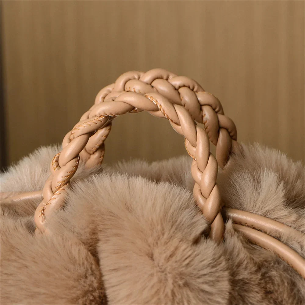 Marilyn | Plush Pumpkin Shoulder Tote