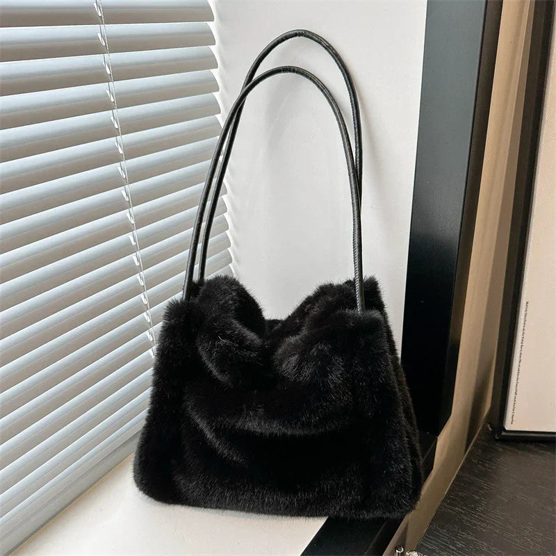 Serafine | Elegant Plush Crossbody Bag