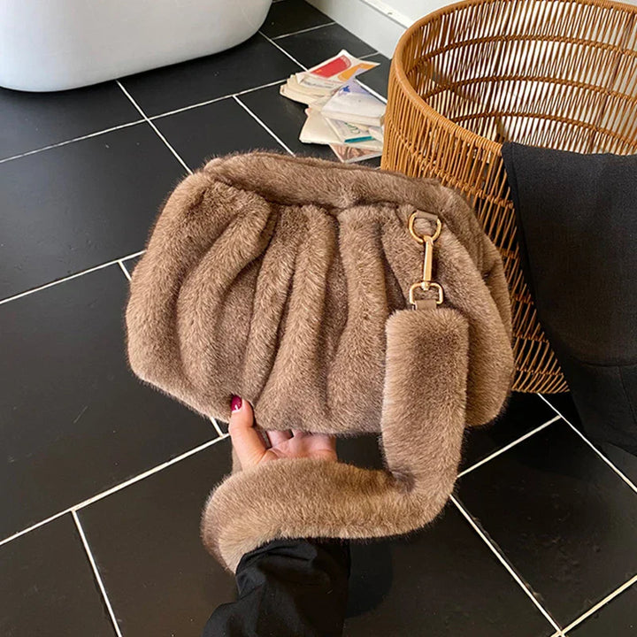 Elowen | Plush Gathered Shoulder Bag