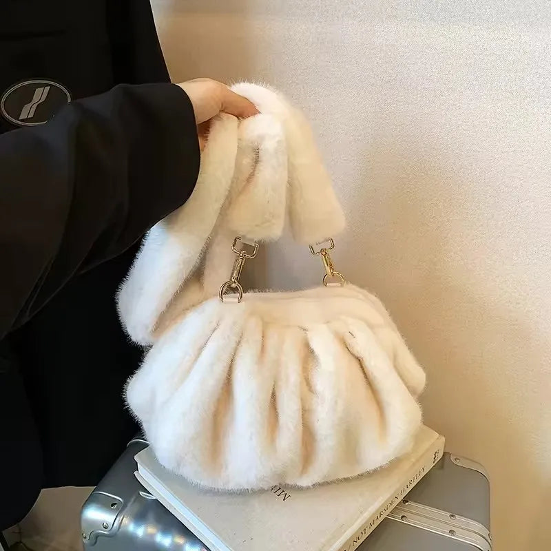 Elowen | Plush Gathered Shoulder Bag